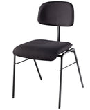 K&M 13430-BLACK Stackable Orchestra Chair With Padded Seat (Black)
