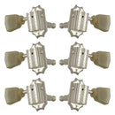 Grover DELUXE 135 Series Tulip Button Machine Head Set (Nickel)