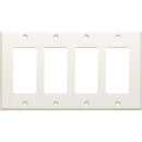RDL CP-4 Quadruple Cover Plate (White)