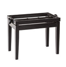K&M 13700 Base de banc de piano en bois (noir mat)