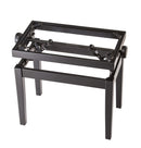 K&M 13700 Base de banc de piano en bois (noir mat)