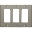 RDL CP-3G Plaque de couverture triple slot (gris)