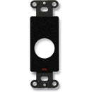 RDL DB-D1 Single Plate for Standard & Specialty Connectors (Black)