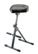 Tabouret pliant réglable K&amp;M 14045-NOIR avec assise en similicuir