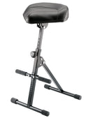 Tabouret à ressort pneumatique K&amp;M 14047-NOIR avec assise en similicuir