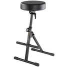Tabouret de musicien réglable K&amp;M 14060-BLACK avec assise en similicuir (noir)