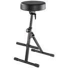 Tabouret de musicien pneumatique K&amp;M 14061-BLACK avec assise en similicuir (noir)