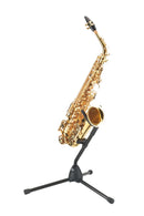 K&M 14300 Trépied pour saxophone ténor et alto avec pieds pliables