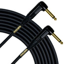 Câble d'instrument coudé Mogami GOLD INSTRUMENT 10RR, connecteur mâle 6,35 mm (1/4 po) - 3 m (10 pi)