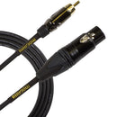 Mogami GOLD XLRF - RCA 03' Gold Male RCA To Female XLR Cable - 3'