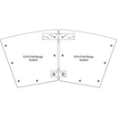 Kit de suspension horizontale Electro-Voice HRK-3B pour enceintes de la série EVH (noir)