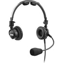 RTS LH-302 Casque de diffusion RTS léger double face (connecteur XLR 4 broches mâle, microphone dynamique)