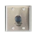 Lowell 150LVCS Stereo Volume Control Standard Wall Plate (Stainless Steel) - 150W