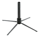 K&M 15232-BLACK Flute Stand With 4-Leg Base (Black)
