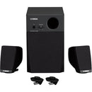 Système d'enceintes actives Yamaha GNSMS01 2.1 pour station de travail numérique Genos 76 touches - 3 éléments