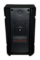 One Systems 108.HTC Direct Weather Système de haut-parleurs haute performance (noir) - 8"