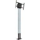 Peerless-AV MOD-FPP2KIT200 Modular Series Dual Pole Free Standing Kit for 46 to 90" Displays (Chrome Poles)