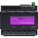Visual Productions VPRDMSPLIT6-RJ45 DIN Rail DMX/RDM RdmSplitter with RJ45