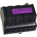Visual Productions VPRDMSPLIT6-RJ45 DIN Rail DMX/RDM RdmSplitter with RJ45