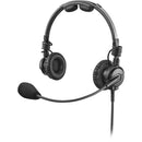 RTS LH-302 Casque de diffusion RTS léger double face (connecteur XLR 4 broches mâle, microphone dynamique)