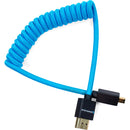 Kondor Blue KB-MC-FHDMI-12 Coiled Micro-HDMI To HDMI (Kondor Blue) - 12in To 24in