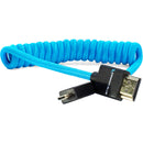 Kondor Blue KB-MC-FHDMI-12 Coiled Micro-HDMI To HDMI (Kondor Blue) - 12in To 24in