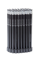 K&amp;M 16099-50-BLACK Porte-crayons magnétiques avec crayons (noir) - 50 pièces