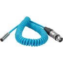 Kondor Blue KB-COIL-MNXLR-12 Coiled Mini-XLR To XLR Cable For Canon C70 And BMPCC 4K/6K - 12in To 24in