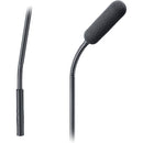 DPA Microphones 4098 CORE Microphone supercardioïde avec col de cygne supérieur et inférieur et connecteur Microdot – perche de 48" (noir)