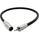 Kondor Blue KB-MINIPLUGWSCREW-BK Male To Locking 3.5mm Stereo Cable (Black)