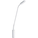 DPA Microphones 4098 CORE Microphone supercardioïde avec col de cygne supérieur et inférieur et connecteur XLR - Perche 13" (Blanc)