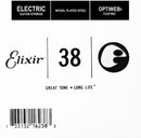 Elixir 16238 Anti-Rust Optiweb Coated Electric Guitar Single Strings - .038