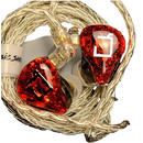 Écouteurs intra-auriculaires universels Juicy Earz JUICY 8S (Rubis)