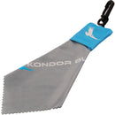 Kondor Blue KB-MFLENSC Microfiber Lens Wipe Cloth With Pouch And Clip