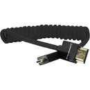 Kondor Blue KB-MC-FHDMI-12-BK Coiled Micro-HDMI To HDMI (Raven Black) - 12in To 24in