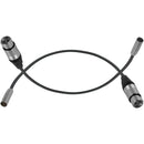 Kondor Blue KB-MXLRM-F16-BK Mini-XLR Male To XLR Female Audio Cable (Black) - 2-Pack