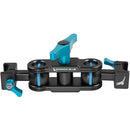 Kondor Blue KB-MAGICARM-NATOC-BK Cine Magic Arm With Double Ball Heads (Raven Black) - 5.5in