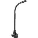 Audio-Technica ES925 Cardioid Condenser Microphone w/ Gooseneck, Flush-Mount Power Module & 5-Pin XLR - 9.1"