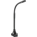 Audio-Technica ES925 Hypercardioid Condenser Microphone w/Gooseneck, Flush-Mount Power Module & 5-Pin XLR - 9.1"