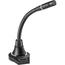 Audio-Technica ES925 Cardioid Condenser Microphone w/Gooseneck, Flush-Mount Power Module & 5-Pin XLR - 4.9"