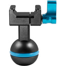 Kondor Blue KB-NATOC-BH-BK NATO Clamp To Ball Head For Magic Arms (Black)