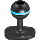 Kondor Blue KB-MQR-BALL-BK Mini Quick Release To Ball Head For Magic Arms (Raven Black)
