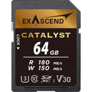 Exascend EX64GSDU1 Catalyst UHS-I SDXC Memory Card - 64GB