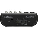 Yamaha AG06MK2 6-Channel Mixer And USB Audio Interface (Black)