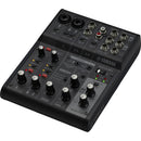 Yamaha AG06MK2 6-Channel Mixer And USB Audio Interface (Black)