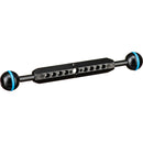 Kondor Blue KB-MAGICARM-EXT8-BK Cine Magic Arm Extension Bar With Dual Ball Heads (Raven Black) - 8in