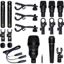 Lewitt BEATKITPRO Ensemble de micros de batterie professionnels pour grosse caisse, caisse claire, toms et overheads assortis