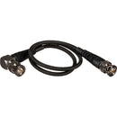 Kondor Blue KB-SDI12G-20-BK 12G-SDI Cable For 4K60 Camera Monitors And Transmitters (Black) - 20in