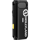 Hollyland LARK C1 DUO Système de microphone sans fil pour 2 personnes avec connecteur Lightning pour appareils iOS (Noir, 2,4 GHz)