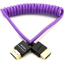 Kondor Blue KB-FHDMI-M212-P Gerald Undone MK2 Coiled High-Speed HDMI Cable (Purple) - 12in To 24in